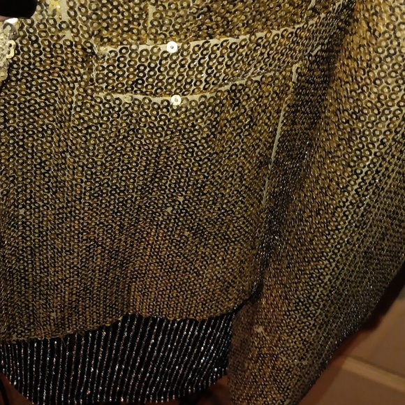 Micheal Kors sz 0 sequin jacket - Picture 3 of 7